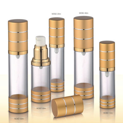Good price Customizable Airless Serum Bottle 15ML 20ML 30ML 40ML 50ML Airless Dispenser Bottles online