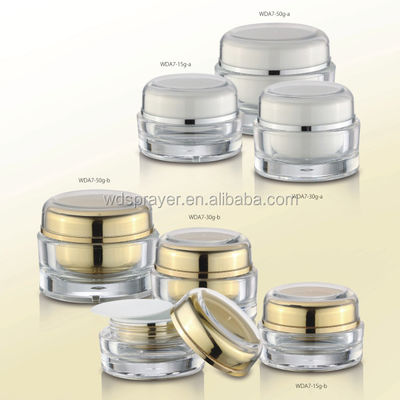 Good price Skin Care Cream JAR with Plastic Body Material Cosmetic Containers and Jars online