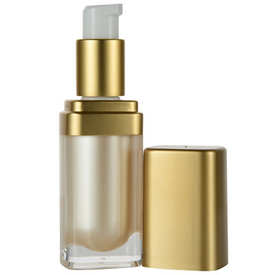 Good price PMMA Base Material 15ml Plastic Square Shape Cosmetic Container online