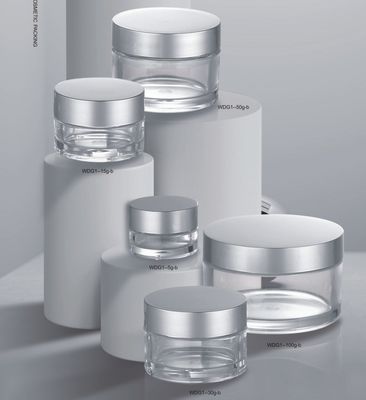 Good price SCREW CAP 5G 15G 30G 50G 100g PETG Cosmetic Packaging Jar for Eye Cream Sealing Type online