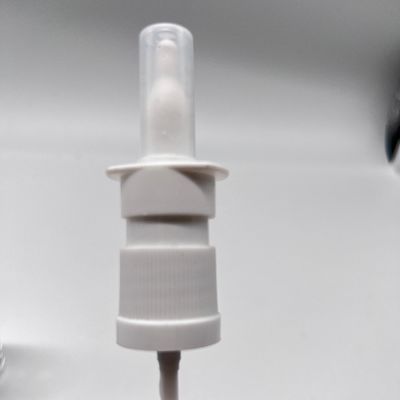 Good price Customized Logo Printing 18/410 18/415 Nasal Sprayer with Shiny Silver/Gold Collar online