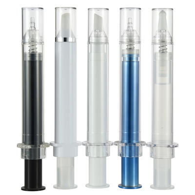 Good price Customized Colour 10ml Syringe Bottle Airless Empty Cosmetic Container for Beauty Care online