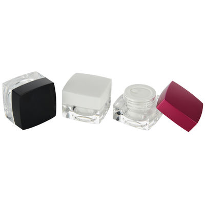 Good price Screen Printing 5g Empty Cosmetic Packaging Jar in Square Shape for Cosmetic Industry online