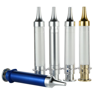Good price Custom Empty Airless 5ml 10ml 15ml Cosmetic Syringe Packaging AS Plastic Empty online