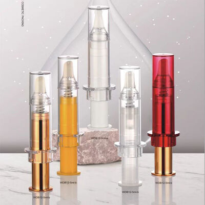 Good price 10ml Custom Color Leak Proof Airless Syringe Bottle for Eye Serum Face Cream Cosmetic Packaging online